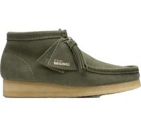 Clarks - Womens Wallabee Boot Shoes, Khaki/Gree, 6 UK