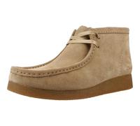 Clarks Womens Wallabee Evo Boot Suede Dark Sand Boots 7 UK