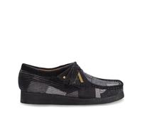 Clarks Womens Wallabee Grey Combination Wallabee,Lace Up