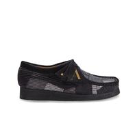 Clarks Womens Wallabee Grey Combination Wallabee,Lace Up