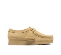 Clarks Womens Wallabee Lite Maple Suede Wallabee,Lace Up Brown