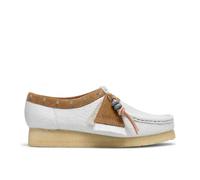 Clarks Womens Wallabee Off White