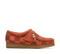 Clarks Women's Wallabee Oxford, Orange Interest, 3 UK