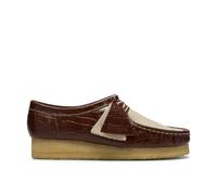 Clarks Womens Wallabee Tan Interest Wallabee,Lace Up