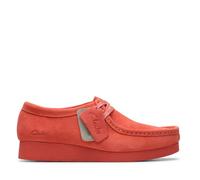 Clarks Women's WallabeeEVO Sneaker, Coral Suede, 6 UK