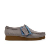 Clarks Women's WallabeeEVO Sneaker, Dark Grey SDE, 7.5 UK
