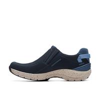 Clarks Women's Wave Plateau Oxford, Navy Nubuck, 7