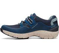 Clarks Women's Wave Range Ap Sneaker, Blue Combi, 7.5 Wide
