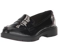 Clarks Women's Westlynn Ayla Loafer, Black Leather, 8.5