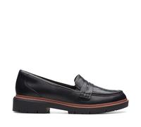 Clarks Women's Westlynn Ayla Penny Loafer, Black Black Leather, 6.5 UK