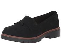 Clarks Women's Westlynn Bella Loafer, Black Suede, 3 UK