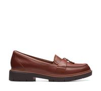 Clarks Westlynn Bella Tan Leather Loafers In Brown Brown
