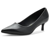 Clarks Womens Zarey Court, Black Leather, 5.5
