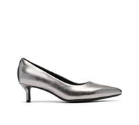 Clarks Womens Zarey Court Sand Patent Court Shoes,Slip Ons,Heels