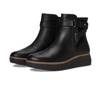 Clarks Women's Zylah Faye Ankle Boot, Black Leather, 4.5 UK