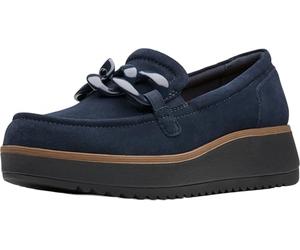 Clarks Women's Zylah MayLoafer | Slip-On Smart Casual Silhouette, Textile, Flex-Grooved TR Outsole