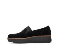 Clarks Women's Zylah Sky Loafer, Black SDE, 3.5 UK