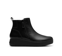 Clarks Women's Zylah Willow Black Leather Ankle Boots | Size: 5-Standard Fit Clarks Black 5-Standard Fit