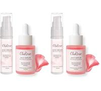 ClaRose Hyaluronic acid Anti-Ageing Face Kit, Face Serum 30ml and Eye Cream 30ml with Retinol and 100% Natural Rose oil (Pack of 2)