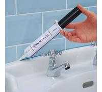 Clarsen Pack of 2 Silicone Sealant Syringes, 70ml Each in White Clarsen White