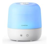 Clarston 2L Cool Mist Humidifier for Bedroom with 360° Adjustable Nozzle, High and Low Mist Levels, Ultra-Low Noise, Light-Off, No BPA, Auto Shut Off, Ideal Baby Humidifier with Easy Top Filling
