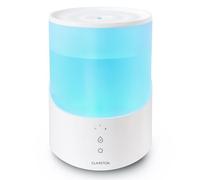 CLARSTON Humidifier for Bedroom, 2.5L Cool Mist Humidifier with Essential Oils Diffuser and Nightlight, Top Fill Humidifiers for Home, Auto Shut-off