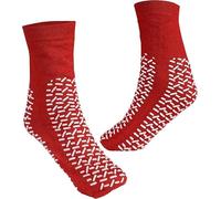 CLARYON Double Tread Slipper Socks/Fall Prevention Socks,Anti Slip Socks for Home, Hospital Workout and Sports (1)