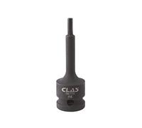 CLAS Equipements Hex Impact Socket 4 mm L.78 mm 1/2 Inch - SA 0476