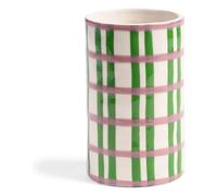 Clash Grid vase Green one size