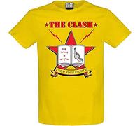 Amplified Mens Know Your Rights The Clash T-Shirt (XXL) (Yellow Raven/Black)