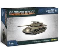 Gale Force Nine Clash Of Steel: American M18 Hellcat Tank Destroyers (X4 Plastic)