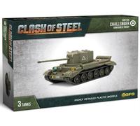 Clash of Steel: British Challenger Armoured Troop (x3 Plastic)