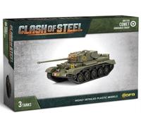 Clash of Steel: British Comet Armoured Troop (x3 Plastic)