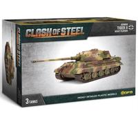 Clash of Steel: German Tiger II Heavy Tank Platoon (x3 Plastic)