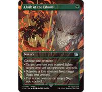 Clash of the Eikons (Borderless Art) | FINAL FANTASY