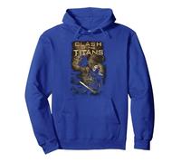 Clash of the Titans Medusa Head Pullover Hoodie, Adult Unisex, Royal Blue, Medium
