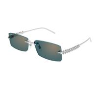 Cartier Unisex Sunglass CT0604S - Frame color: Silver, Lens color: Green