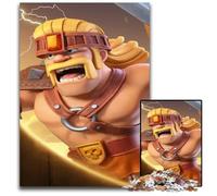 Clash Royale Barbarian King Jigsaw Puzzles for Adults 1000 Piece Wooden Jigsaw Perfect for Birthday ChristmasHalloween Gifts 1000 PCS(75x50cm)
