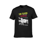 Clash Tommy Gun Single London Punk Rock 1977 Joe Strummer Unisex 100% Cotton Short-Sleeve T-Shirts Black XL