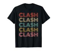 Clash Vintage Retro Text T-Shirt 70s 80s Gaming Gift T-Shirt