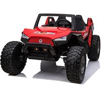 Clash XL - Pro™ Kids Electric Ride on Car/Buggy/Jeep/Quad 24v Battery Powered Children's Big Two Seater Truck (Red)