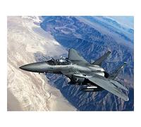 Clashman Military USA USAF F-15 Strike Eagle Photo Large XL Wall Art Canvas Print