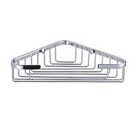 Clasico Stainless Steel Bathroom Large Corner Shower Basket