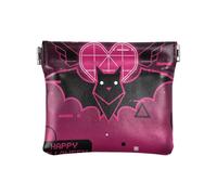 Clasp Wallet Card Holder Y2k Halloween Bat Pink Black Portable Makeup Bag Change Purse for Ladies monedero chico para monedas