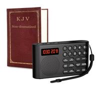 ClaspVital KJV Audio Bible Player, King James Version Talking Electronic Bible, Portable Bible Player Device New & Old Testament, Gifts for Seniors, Blinders, Children
