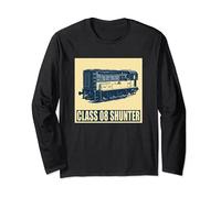 Class 08 Shunter Train British Railways Rail Locomotive Long Sleeve T-Shirt