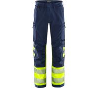 Class 1 high visibility work trousers Fristads Green 2647 GSTP Jaune C44