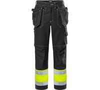 Class 1 high visibility work trousers Fristads Outdoor 247 FAS Noir D88