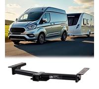 Class 3 Trailer Hitch 2-Inch Receiver Compatible with Ford Transit 150 250 350 2015-2025；E-Transit 2022-2024; | 6,000 lbs GTW / 900 lbs TW | 8,000 lbs WD Capacity | Steel, Rust-Resistant