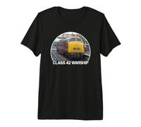 Class 42 Warship Train British Railway Rail Locomotive Premium T-Shirt